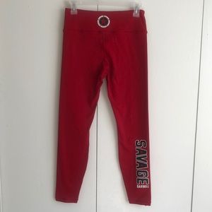 Savage Barbell Leggings, High Waist, Ankle Length